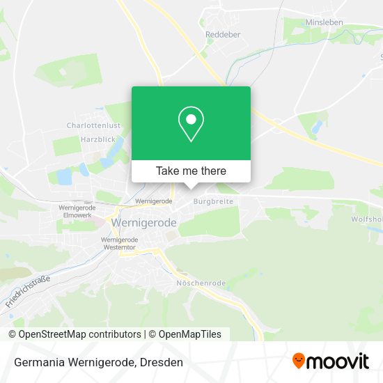 Карта Germania Wernigerode