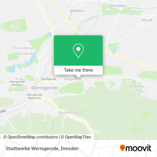 Карта Stadtwerke Wernigerode