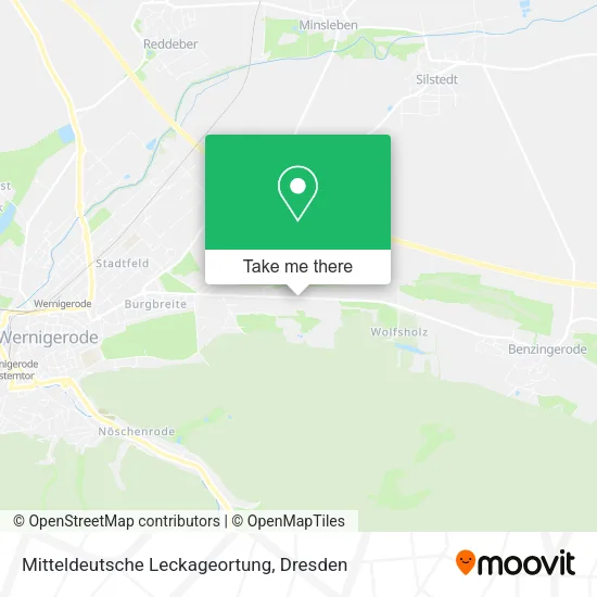 Карта Mitteldeutsche Leckageortung