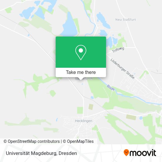 Карта Universität Magdeburg