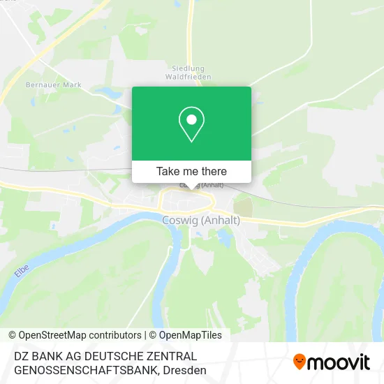 Карта DZ BANK AG DEUTSCHE ZENTRAL GENOSSENSCHAFTSBANK