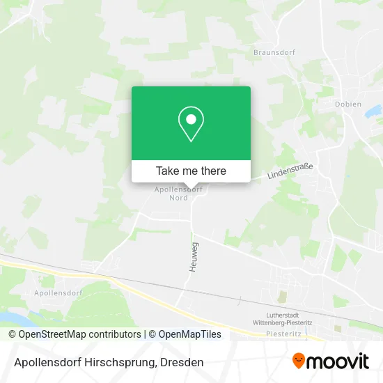 Карта Apollensdorf Hirschsprung