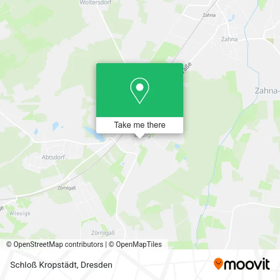 Карта Schloß Kropstädt