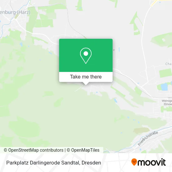 Карта Parkplatz Darlingerode Sandtal