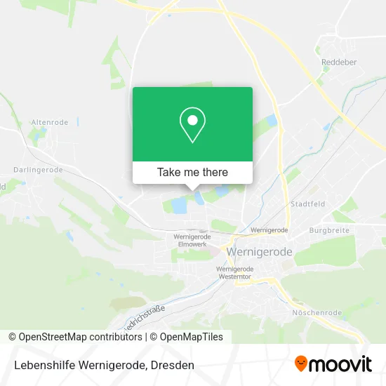 Карта Lebenshilfe Wernigerode