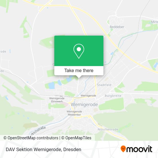 Карта DAV Sektion Wernigerode