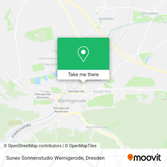 Карта Sunex Sonnenstudio Wernigerode