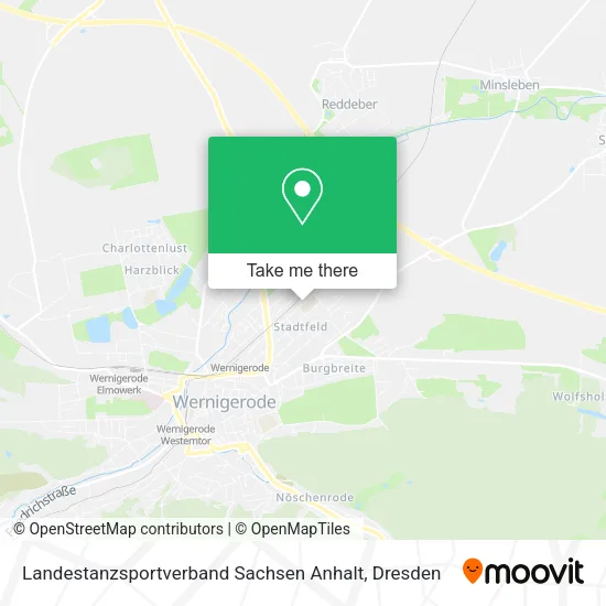 Карта Landestanzsportverband Sachsen Anhalt