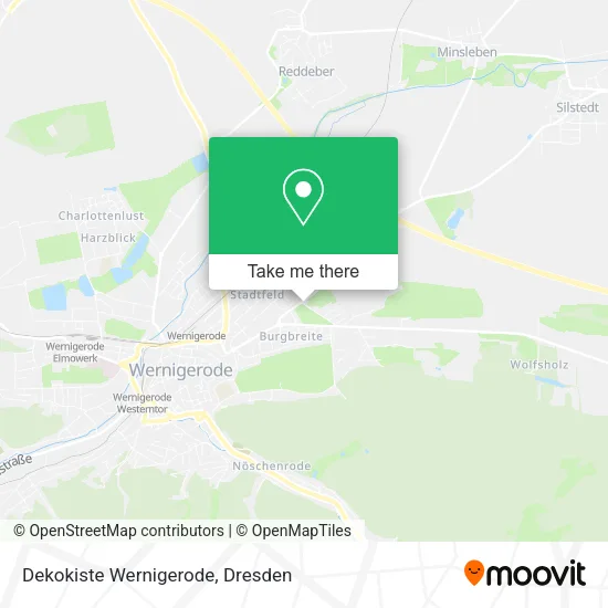 Карта Dekokiste Wernigerode
