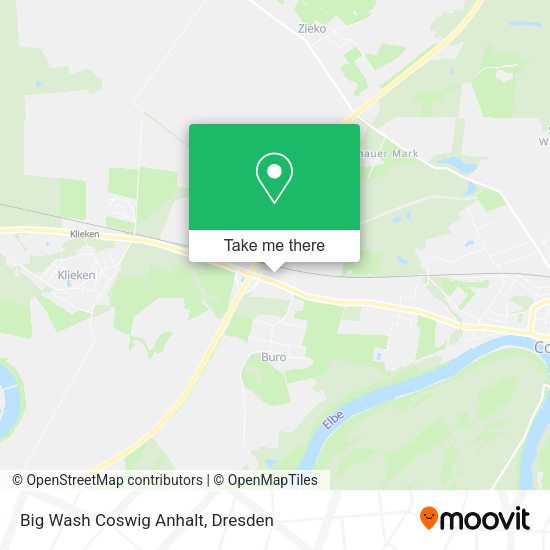 Карта Big Wash Coswig Anhalt