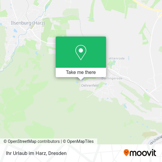 Карта Ihr Urlaub im Harz