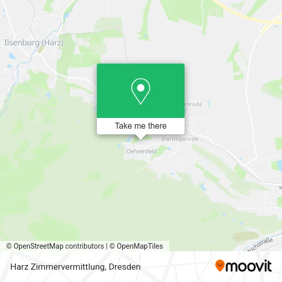 Карта Harz Zimmervermittlung