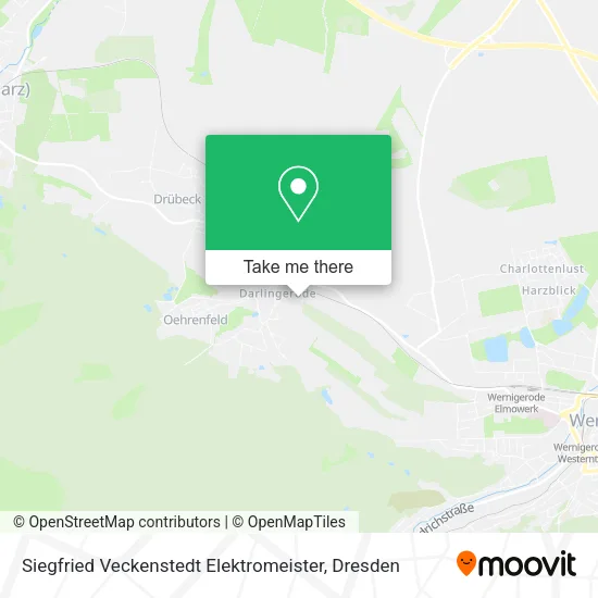Карта Siegfried Veckenstedt Elektromeister
