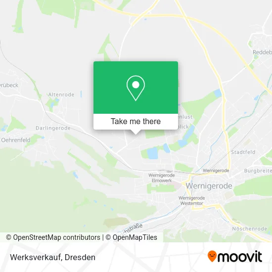 Карта Werksverkauf