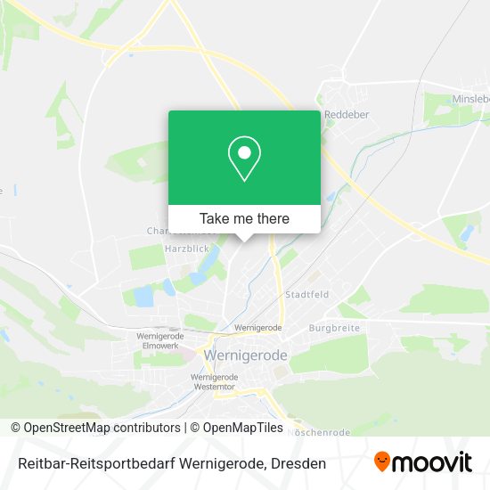 Карта Reitbar-Reitsportbedarf Wernigerode
