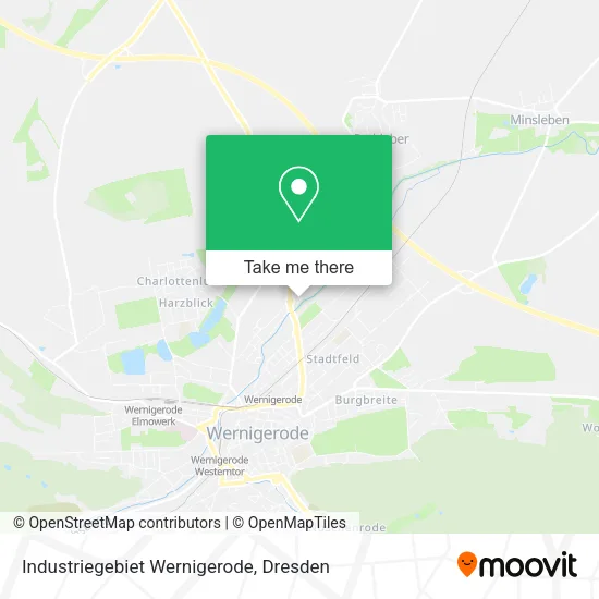 Карта Industriegebiet Wernigerode