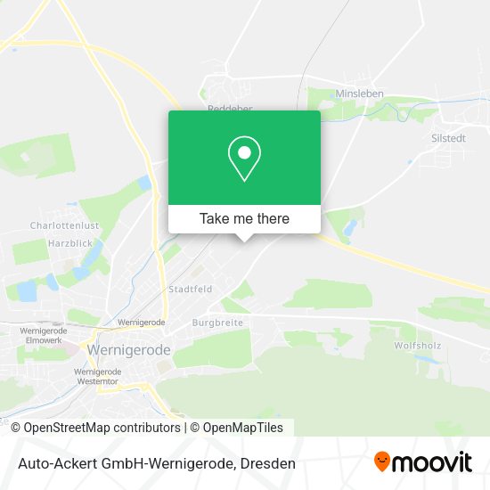 Карта Auto-Ackert GmbH-Wernigerode