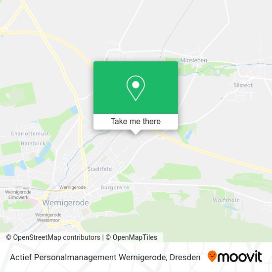 Карта Actief Personalmanagement Wernigerode
