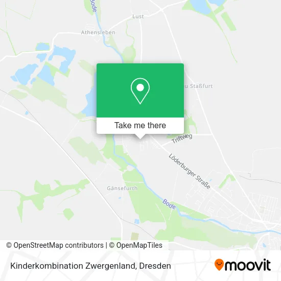 Карта Kinderkombination Zwergenland