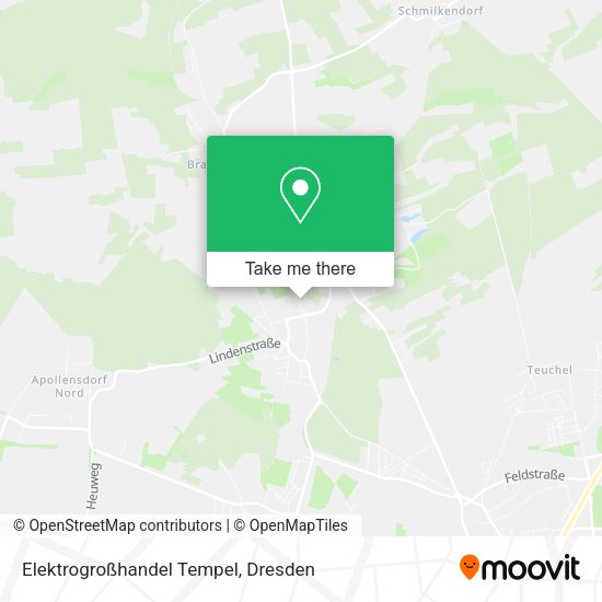 Карта Elektrogroßhandel Tempel