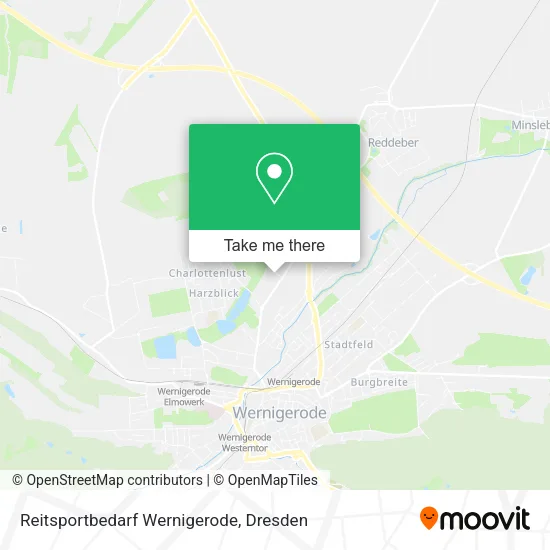 Карта Reitsportbedarf Wernigerode
