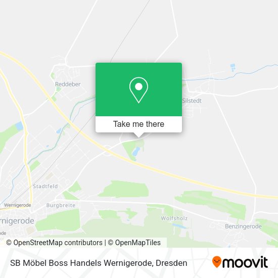 Карта SB Möbel Boss Handels Wernigerode