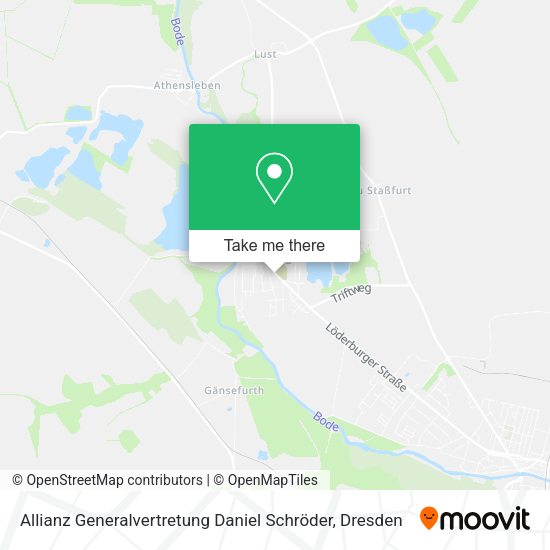 Карта Allianz Generalvertretung Daniel Schröder