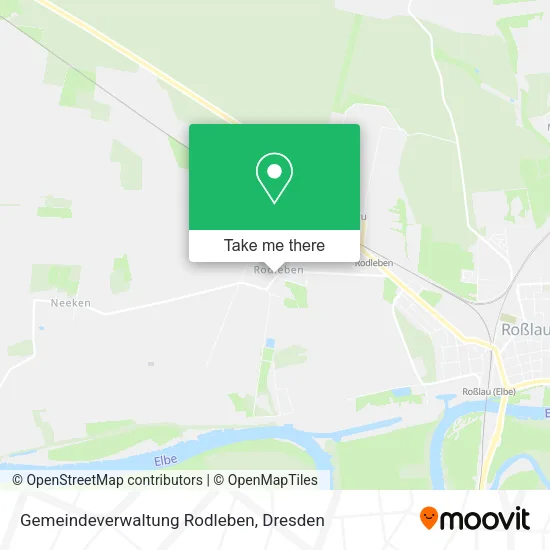 Карта Gemeindeverwaltung Rodleben