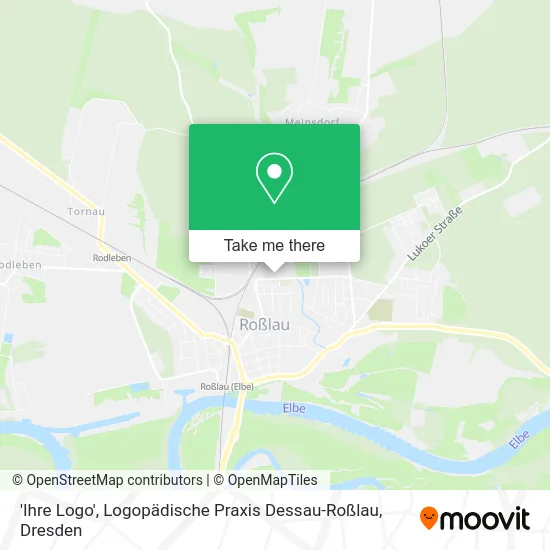 Карта 'Ihre Logo', Logopädische Praxis Dessau-Roßlau