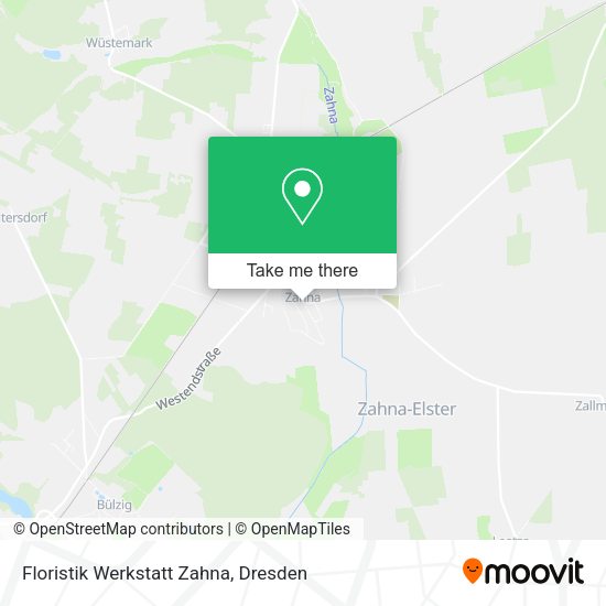 Карта Floristik Werkstatt Zahna