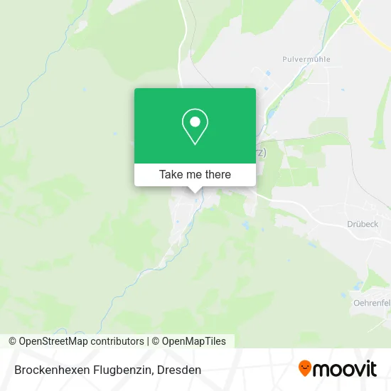 Карта Brockenhexen Flugbenzin