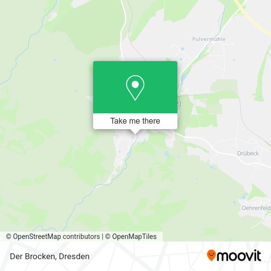 Карта Der Brocken