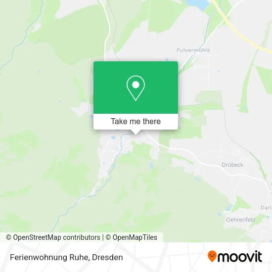 Карта Ferienwohnung Ruhe