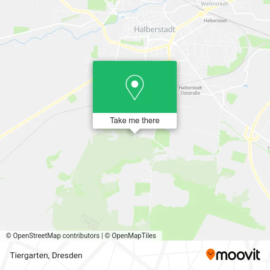 Карта Tiergarten