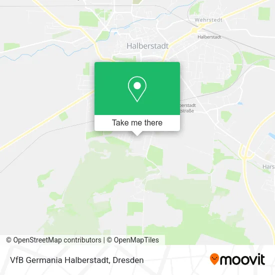 Карта VfB Germania Halberstadt