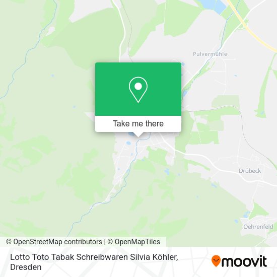 Карта Lotto Toto Tabak Schreibwaren Silvia Köhler