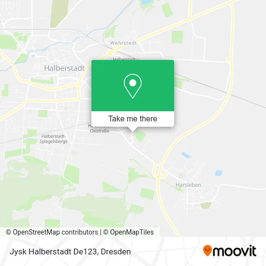 Карта Jysk Halberstadt De123