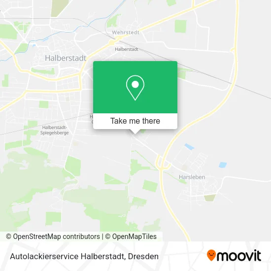 Карта Autolackierservice Halberstadt