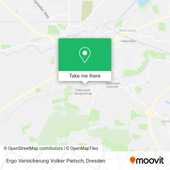 Карта Ergo Versicherung Volker Pietsch