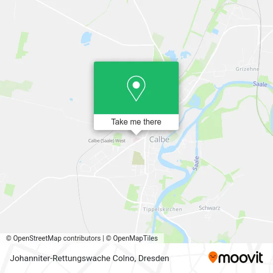 Карта Johanniter-Rettungswache Colno