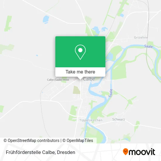 Карта Frühförderstelle Calbe