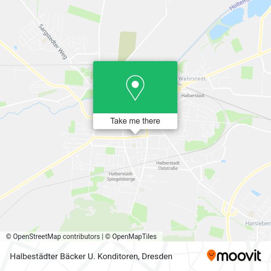 Карта Halbestädter Bäcker U. Konditoren