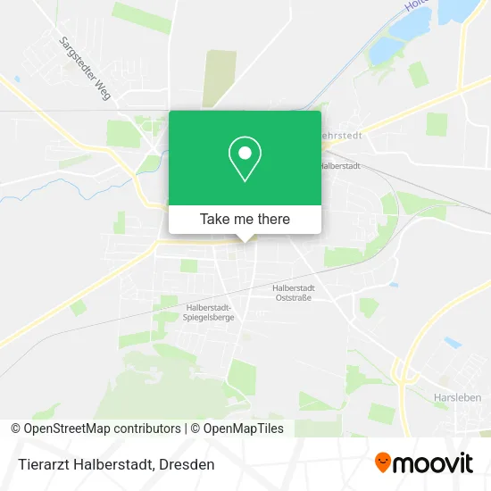 Карта Tierarzt Halberstadt