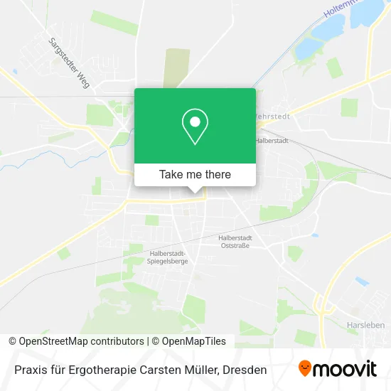 Карта Praxis für Ergotherapie Carsten Müller