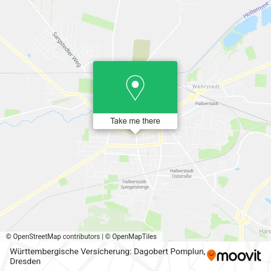 Карта Württembergische Versicherung: Dagobert Pomplun