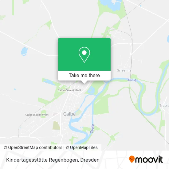 Карта Kindertagesstätte Regenbogen