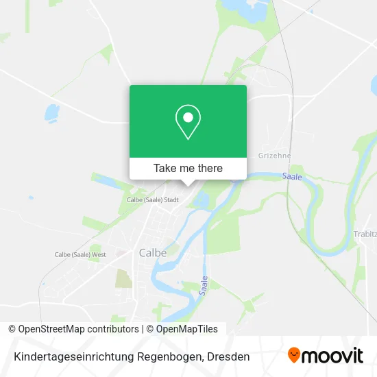 Карта Kindertageseinrichtung Regenbogen