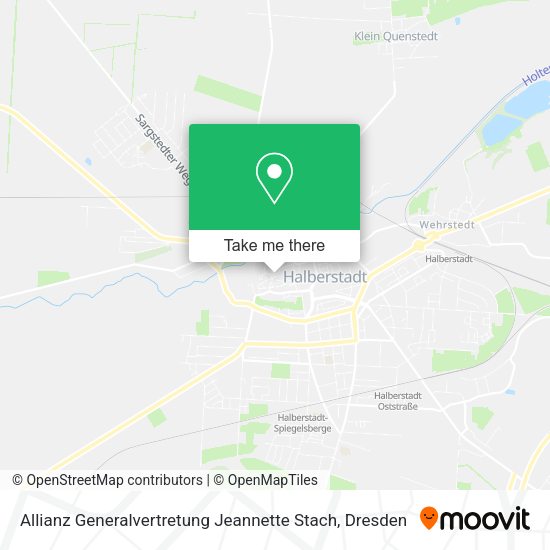 Карта Allianz Generalvertretung Jeannette Stach