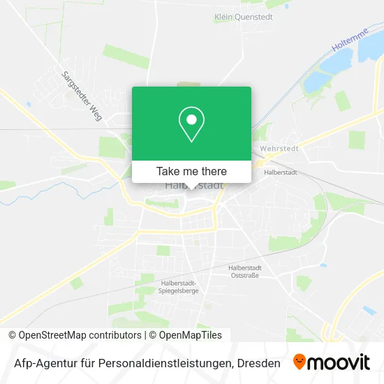 Карта Afp-Agentur für Personaldienstleistungen