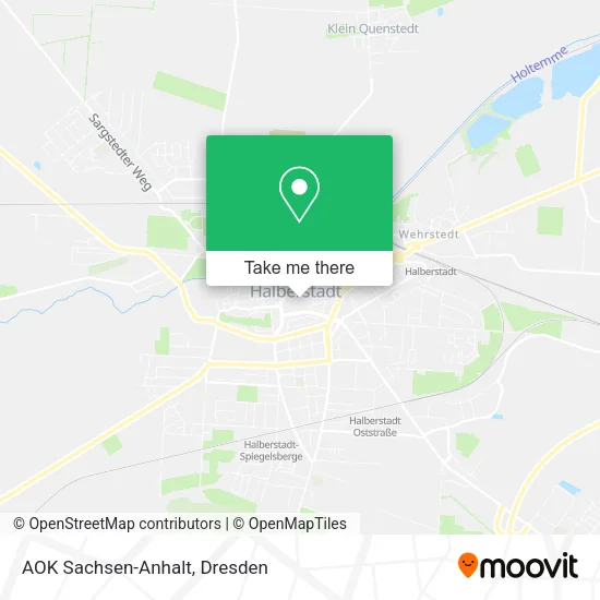 Карта AOK Sachsen-Anhalt